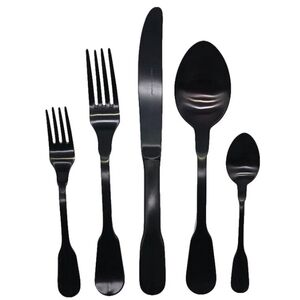 Madrid 5 Piece 18/10 Stainless Steel Flatware Set, Service for 1 By Canvas Home